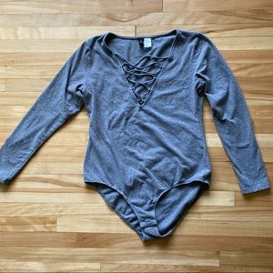 Long sleeve Body Suit size L